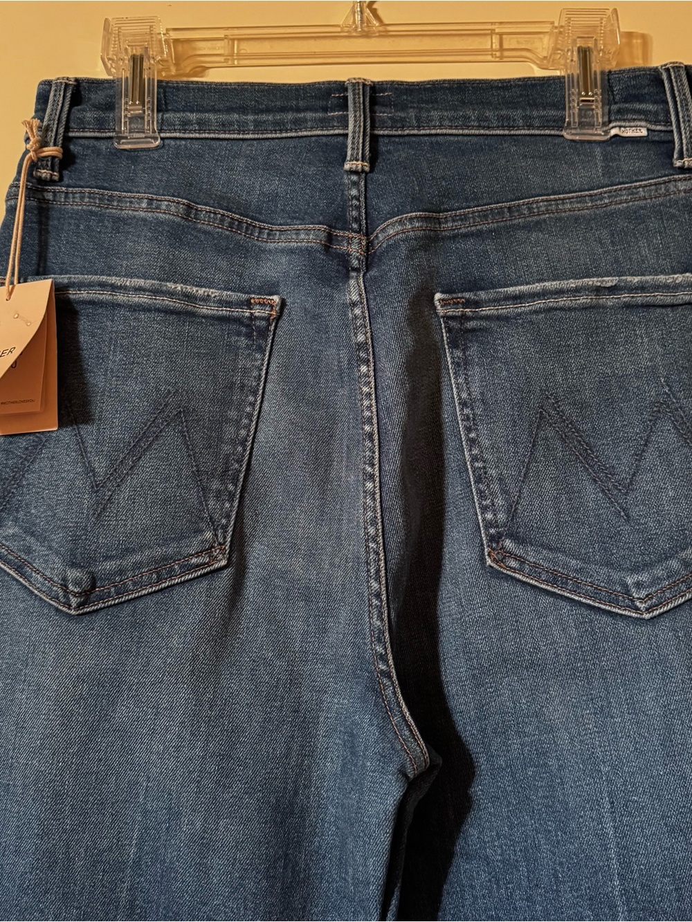 MOTHER The Tune Up Maven Sneak Jeans 30 Opposites Attract High Rise Wide Leg NWT - Picture 7 of 13